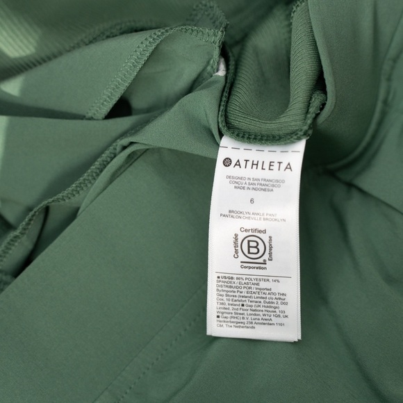 NEW with tags Athleta Brooklyn Ankle Pant Sage Green - Picture 5 of 7